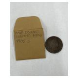 1905 S Barber Liberty Head Silver Half Dollar