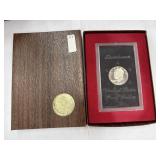 Silver Brown Ikes Dollar Proof Mint SF