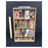 Vintage Printers Drawer Display Tray Full