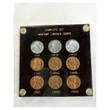 Complete War Time Lincoln Cents