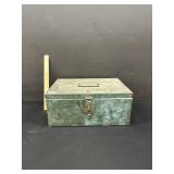 WWII Military Metal Box W/ Contents