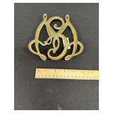 Bicentennial 1976 Washington Brass Trivet