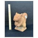 Vintage Teracotta Yard Squirrel