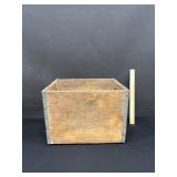 Antique Wood Dairy Crate California