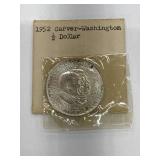 1952 Carver - Washington Silver Half Dollar