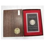 Silver Brown Ikes Dollar Proof Mint SF