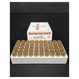 Box of 45 Auto Winchester 50 Rounds