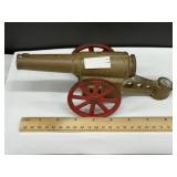Vintage Big Bang Iron Toy Canon 1950