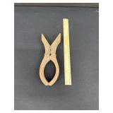 Antique Wooden Blanket Clothespin