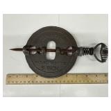 Antique Cast Iron Stove Damper Adams Co.