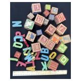Vintage Wooden Blocks & Letters