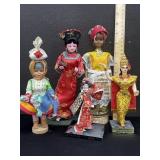 Lot of Vintage Dolls Asian & More