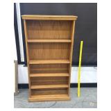 Heacho En Mexico 4 Shelf Bookcase Tiger Oak