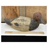 Vintage Redhead Drake Duck Decoy Harry Shourds?