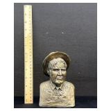 Vintage Charles Russell Bank of Montana Bust Bank