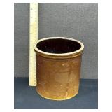 Vintage Glazed Stoneware Crock