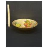 Vintage Aynsley & Sons Gold Glass Fruit Bowl