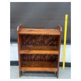 Vintage 3 Tier Knotted Pine Bookshelf