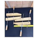 2 Vintage Craftsman Woodoworking Clamps 14'