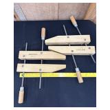 2 Vintage Craftsman Woodworking Clamps 14'