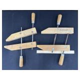 2 Vintage Jorgensen Woodworking Clamps 10'
