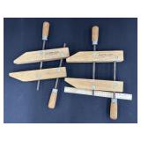 2 Vintage Jorgensen10' Woodworking Clamps