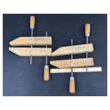 2 Vintage Jorgensen 10' Woodworking Clamps