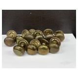 10 Vintage Brass Cabinet Pulls Made in India