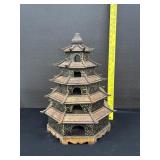 Vintage 5 Level Japanese Pagoda Bird House