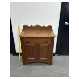 Antique Dry Sink Black Marble Pulls