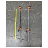 2  Rockler Wood Working Pipe Clamps