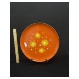 Vintage Orange Floral Takahashi Japan Platter