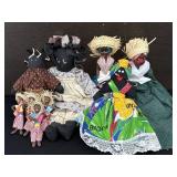 Lot of Black Memorabilia Dolls