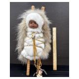 Vintage Hand Made Native Alaskan Eskimo Doll