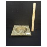 Vintage Heavy Brass Ashtray