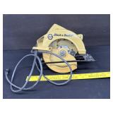 Like New Black & Decker Circular Saw 7 1/4'