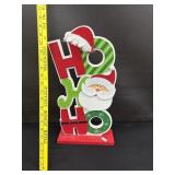 HO HO HO Wood Christmas Porch Sign