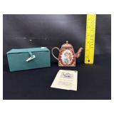 Miniature Hand Painted Tea Pot