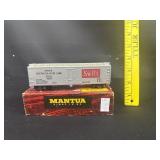 HO Scale Tank Train Refrigerator Car Mantua Kit