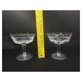 2 Waterford Crystal Champagne Sherbert 4oz glasses