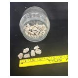 Jar Of Civil War Period Minis & Bullets