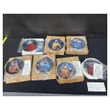 7 Star Trek 25th Anniversary Commemorative Plates