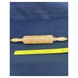 Carved Wooden Rolling Pin For Pattern Cookies