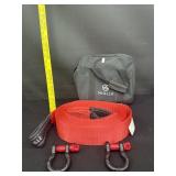 20 Foot Tow Strap  Rated 30,000 LBS