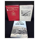 3 Illustrated Civil War Artillery & Weapons Books