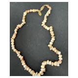 Vintage Les Bernard Moonstone Bead Choker
