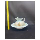 Victorian Style Pitcher & Wash Basin Bowl