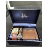 Bon Voyage Mens Watch Bracelet & Wallet Set