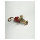 Vintage Mouse Brooch