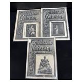 3 Confederate Veteran Magazines 1910-1914-1916